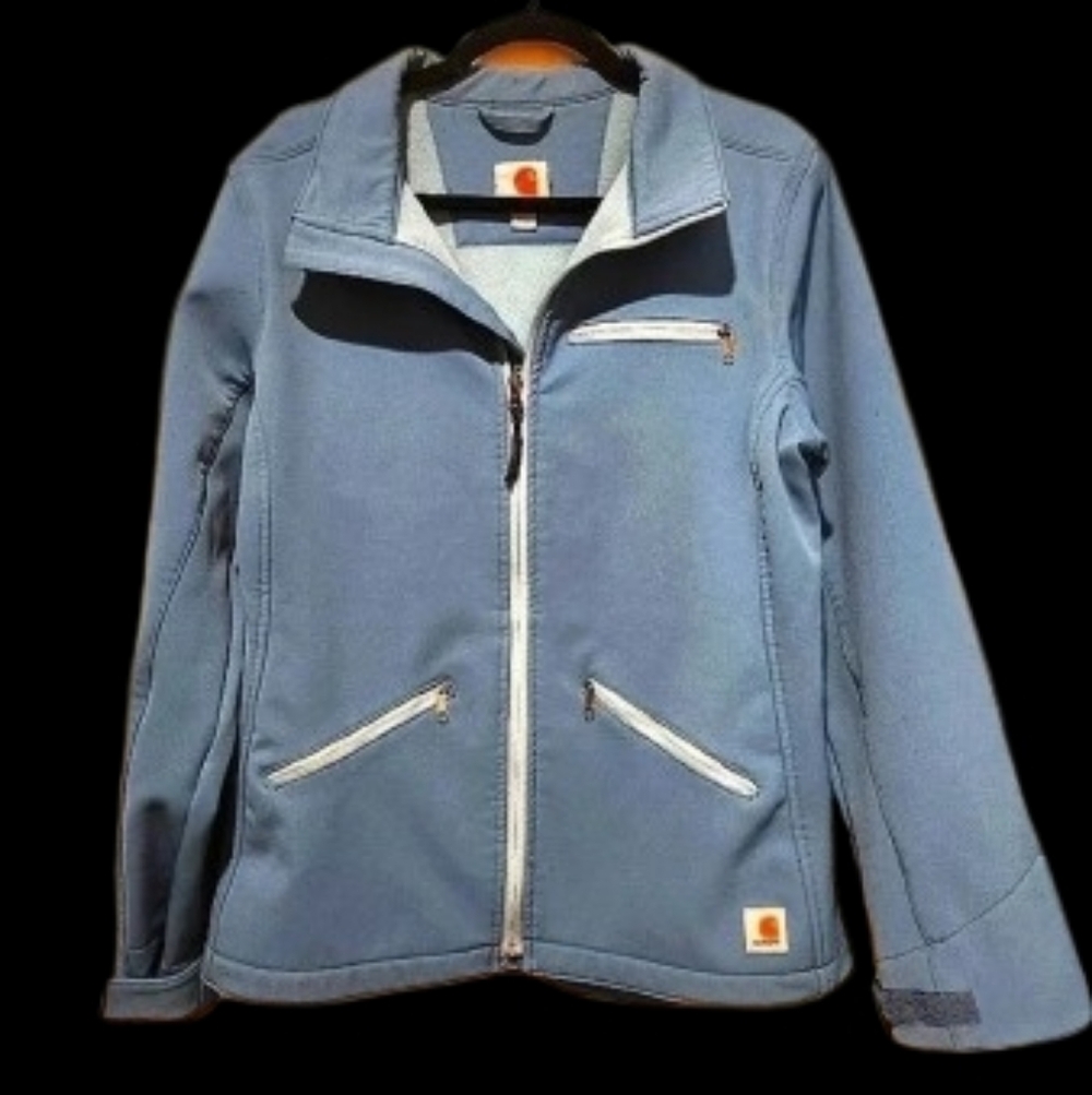 Carhartt Women’s Blue Softshell Work Jacket – Size M (8/10)